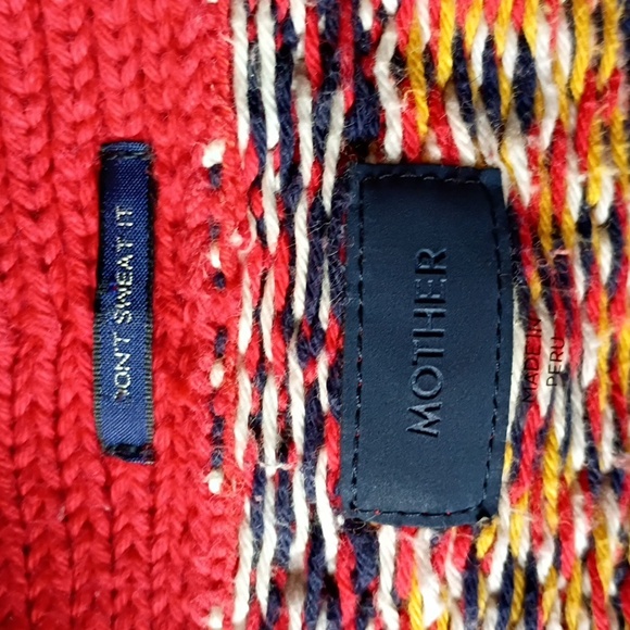 MOTHER Belted Fringe Cardigan Sweater sz S - Picture 11 of 15